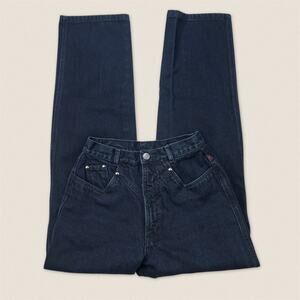 Vintage Western Rockies Rocky Mountain Black Yoke Jeans - Size 24 x 29.5